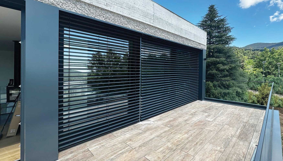 A Persycom Madrid apresenta o seu sistema de proteo solar exterior Persyvex na Construmat