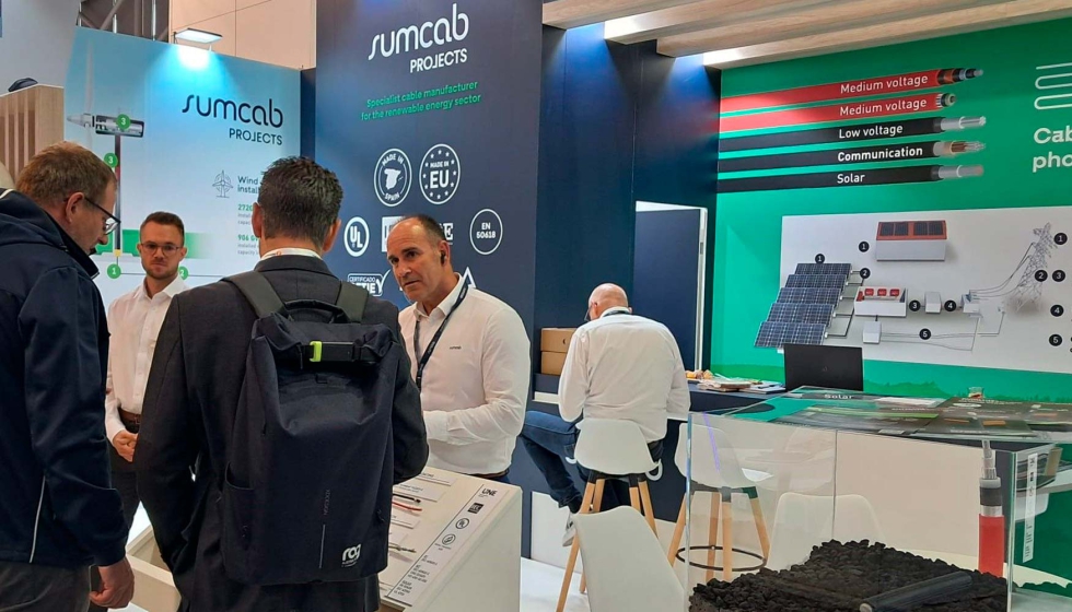 Stand de Sumcab Projects en Intersolar 2025