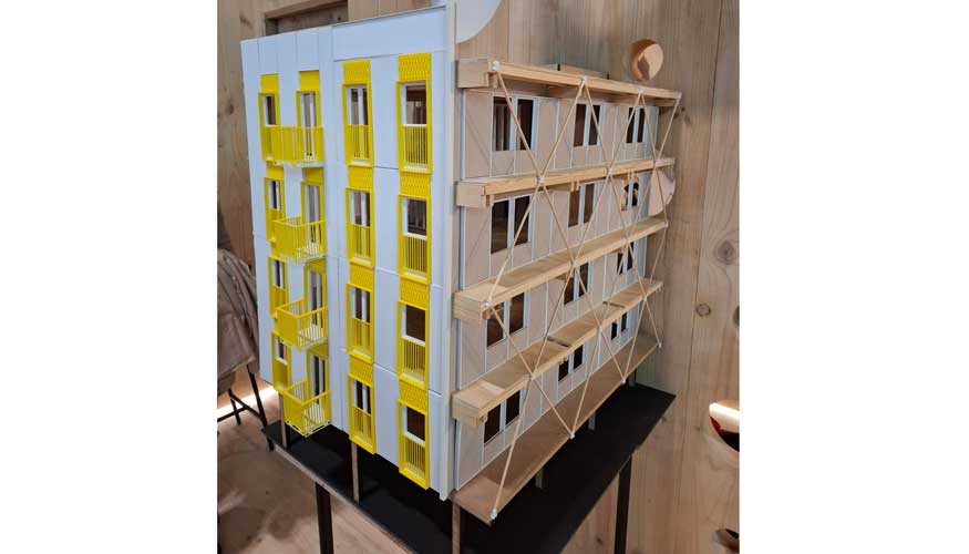 Este nuevo proyecto de Woodea permite reducir los residuos de obra y mejorar el comportamiento energ�tico de los edificios...