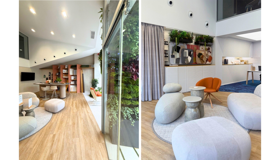 Gutisse ha dado protagonismo a los paramentos y superficies, no solo como soportes sino como elementos activos de la propuesta...