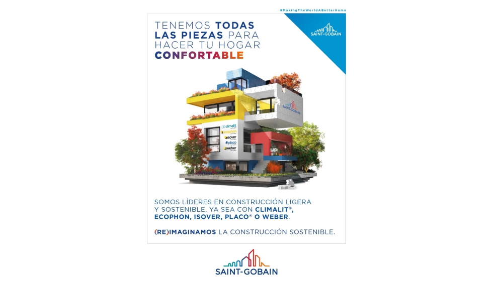 Cartel de la nueva campa�a de notoriedad de Saint-Gobain
