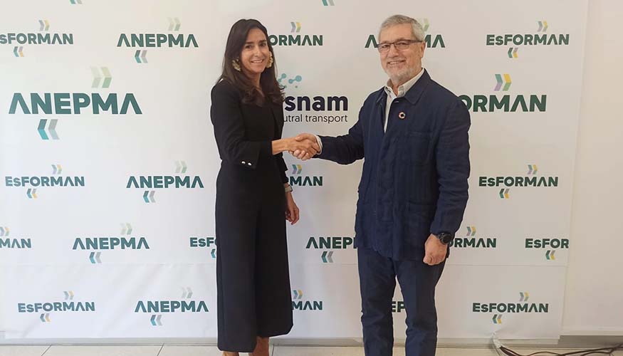 La secretaria general de Gasnam, Eugenia Sillero, y el presidente de la Asociacin Nacional de Empresas Pblicas de Medio Ambiente (Anepma)...