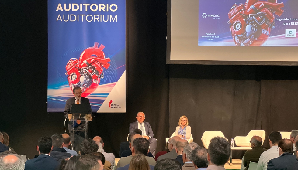 Jos Manuel Prieto Barrio, subdirector general de Calidad y Seguridad Industrial del Ministerio de Industria y Turismo, durante su intervencin...