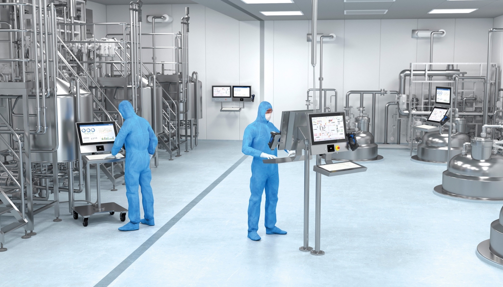 Los HMI de las series VisuNet FLX y VisuNet GXP se pueden utilizar en todas las reas de la produccin biofarmacutica...