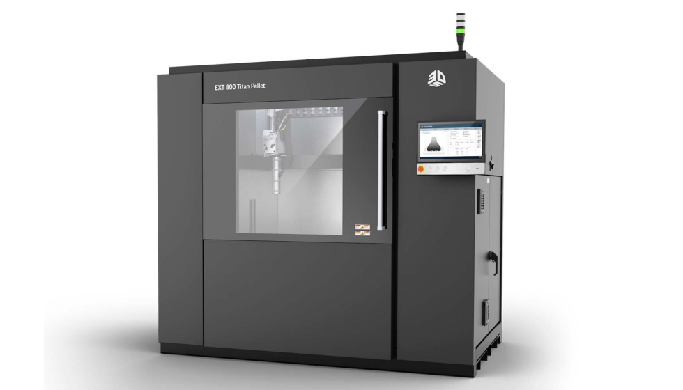 Impresora de gran formato Titan EXT 800 Pellet de 3D Systems