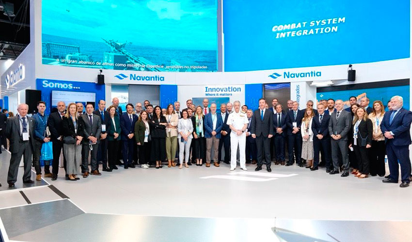 Stand de Navantia en Feindef