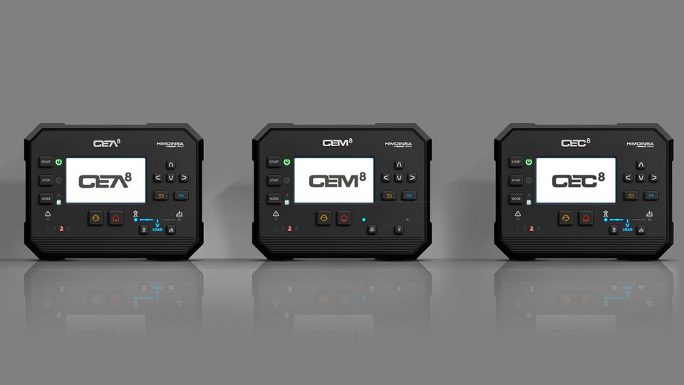 Sistemas de controlo CEA8, CEM8 e CEC8