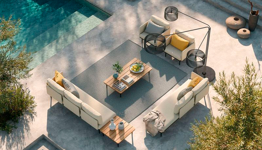 Royal Botania es una firma belga de muebles de exterior