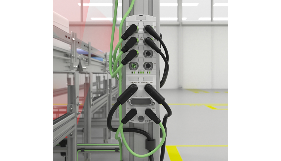O switch Xelity 10 vai estar tambm em exibio no stand da Murrelektronik na EMAF 2025
