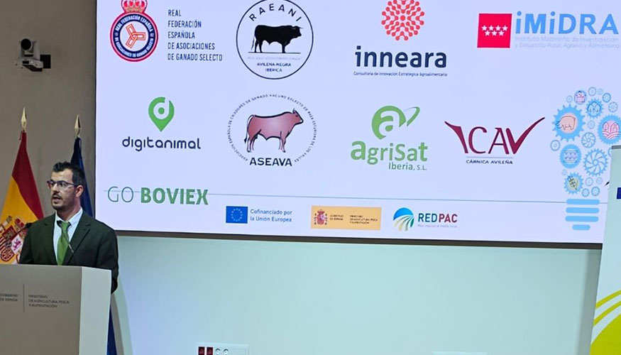 Intervencin de Juan Mara Gallardo, del Departametno Tcnico de Rfeagas, en la jornada de intercambio de conocimientos sobre ganadera extensiva...