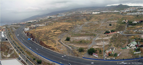 Vista de la zona donde se ubicar el Parque Tecnolgico de Tenerife