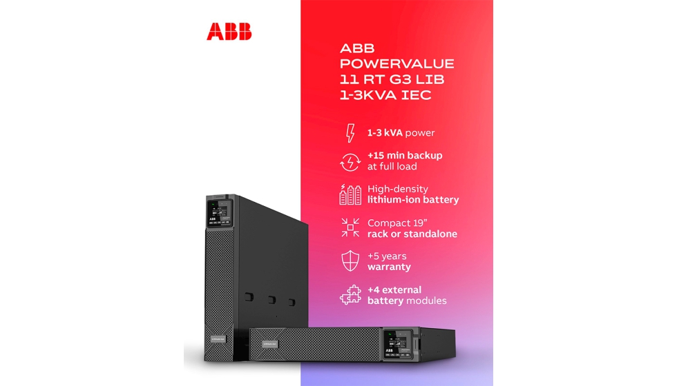 PowerValue 11RT G3 1-3 kVA LIB IEC de ABB