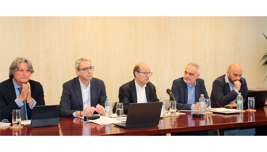 Hugo Geiger, vicepresidente de Afme y presidente de la Divisin de Comercio Exterior de Afme; scar Querol...