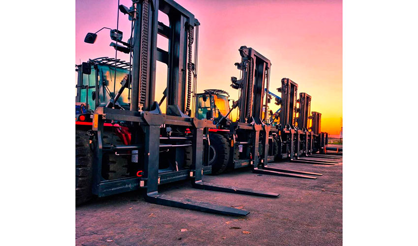 Foto de Las carretillas elevadoras Kalmar impulsan la manipulaci�n de acero de ABP Newport