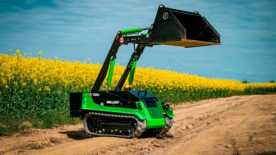 Nova mini carregadeira ultra-compacta Walleat da Firstgreen Industries