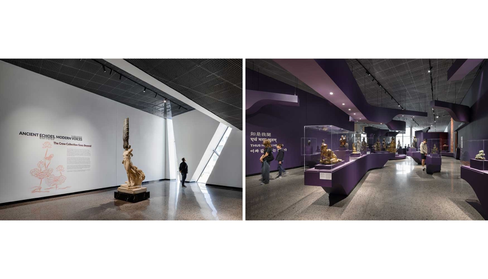 Los sistemas de proyectores no solo se adaptan a las curvaturas de la arquitectura interior...