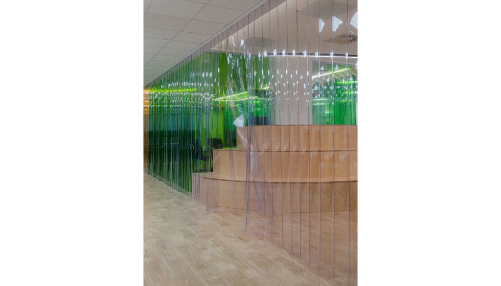 Las membrana viniladas crean una din�mica con la luz. Foto: Phelipe Eizaguirre