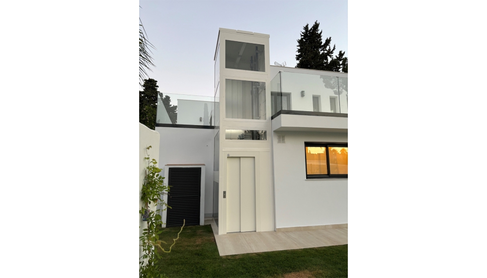 El modelo DH cubre las comodidades de un ascensor residencial