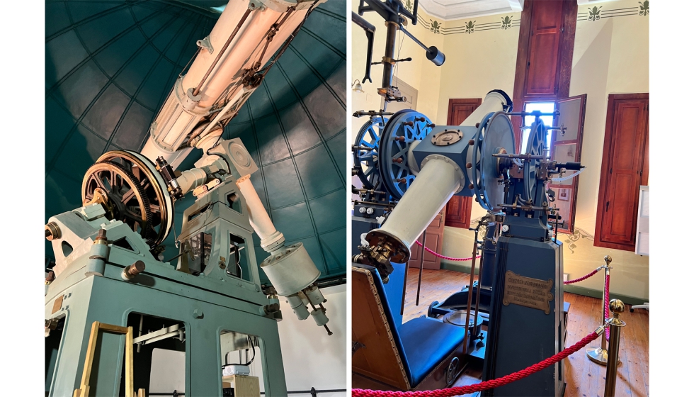 La jornada terminó con una visita al Observatori Fabra para ver su gran telescopio instalado en la cúpula... La jornada terminó con una visita al Observatori Fabra para ver su gran telescopio instalado en la cúpula...