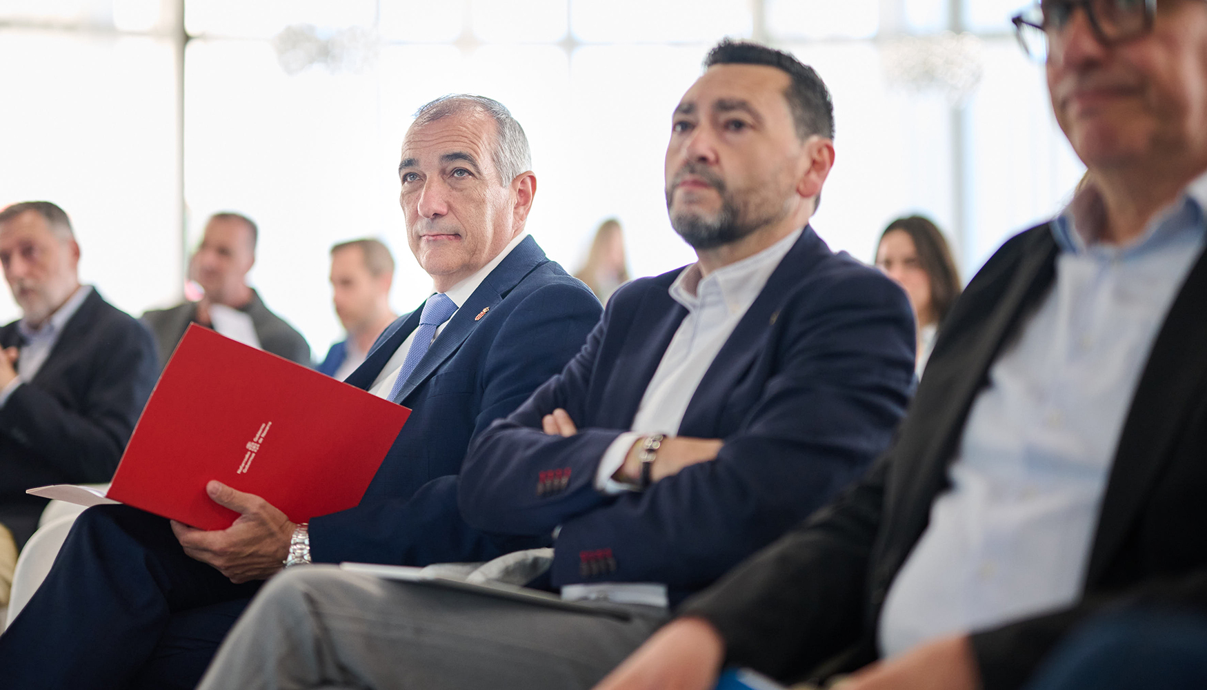 El consejero Chivite y el director general Rodr�guez