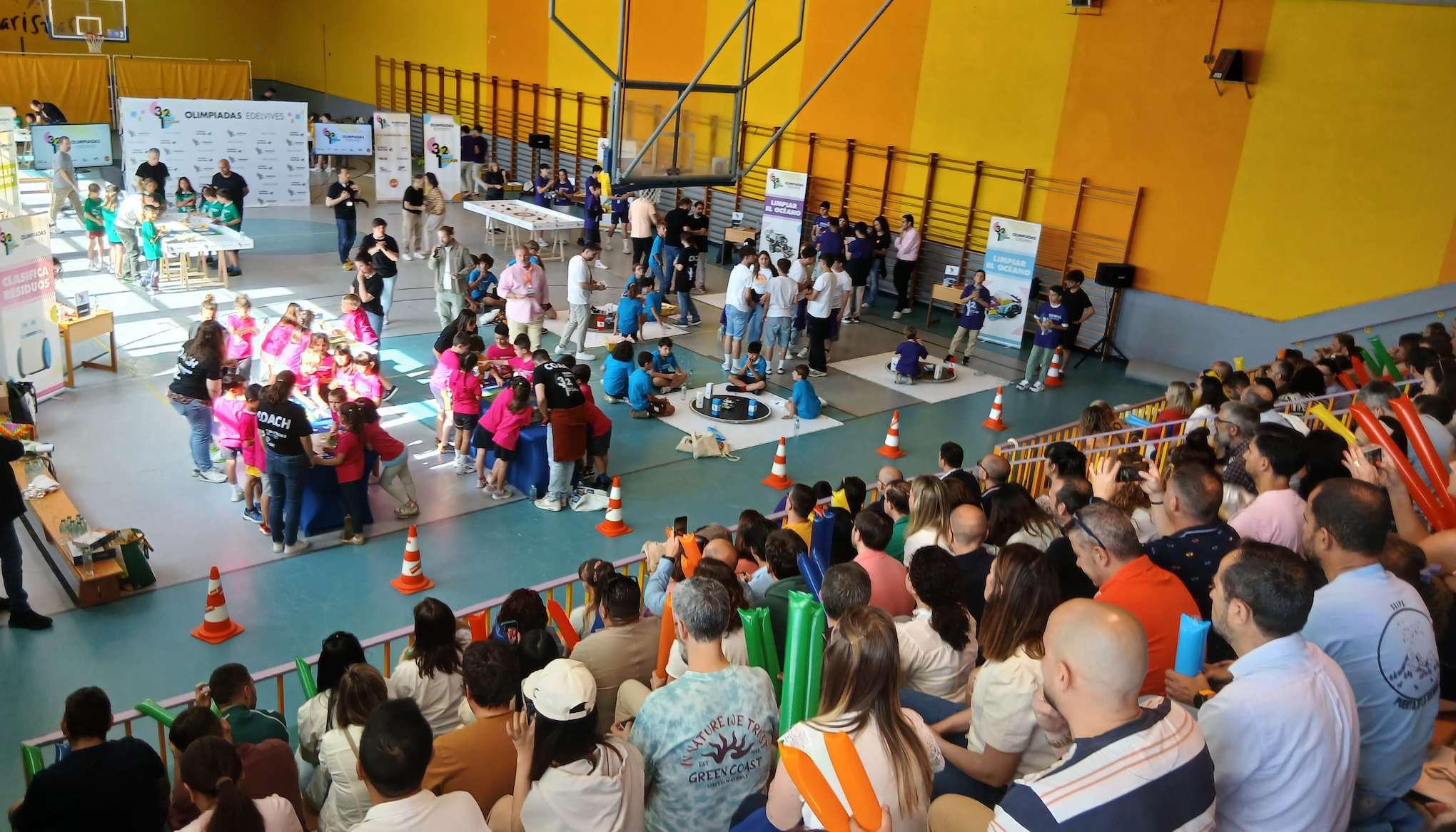 Los asistentes pudieron disfrutar de varios 'corners' interactivos durante las II Olimpiadas 3, 2, 1 Steam