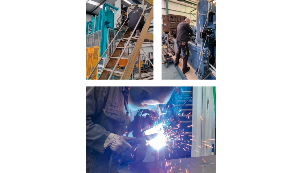 Ejemplo de diferentes actuaciones t�cnicas de Representaciones Euromaher, tanto en la propia sede como en diferentes plantas...