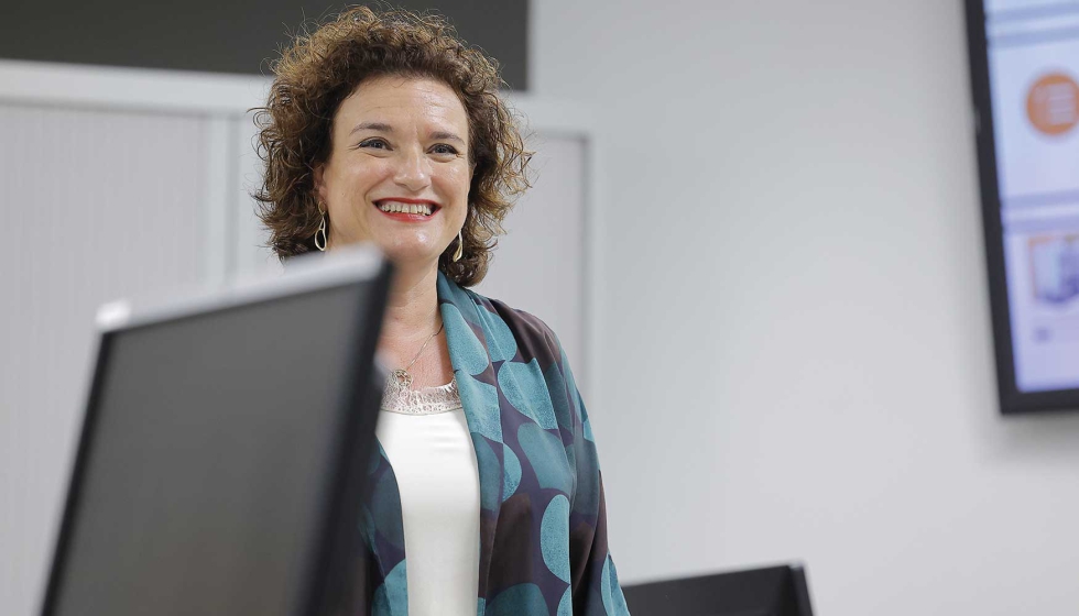 Ana Mart�nez, presidenta de Fepyma