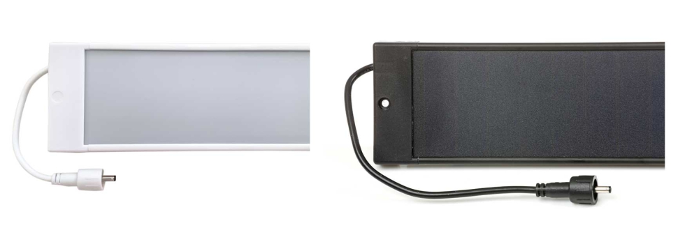 Placas solares en colores blanco y negro, para adaptarse a la est�tica del caj�n donde deben aplicarse