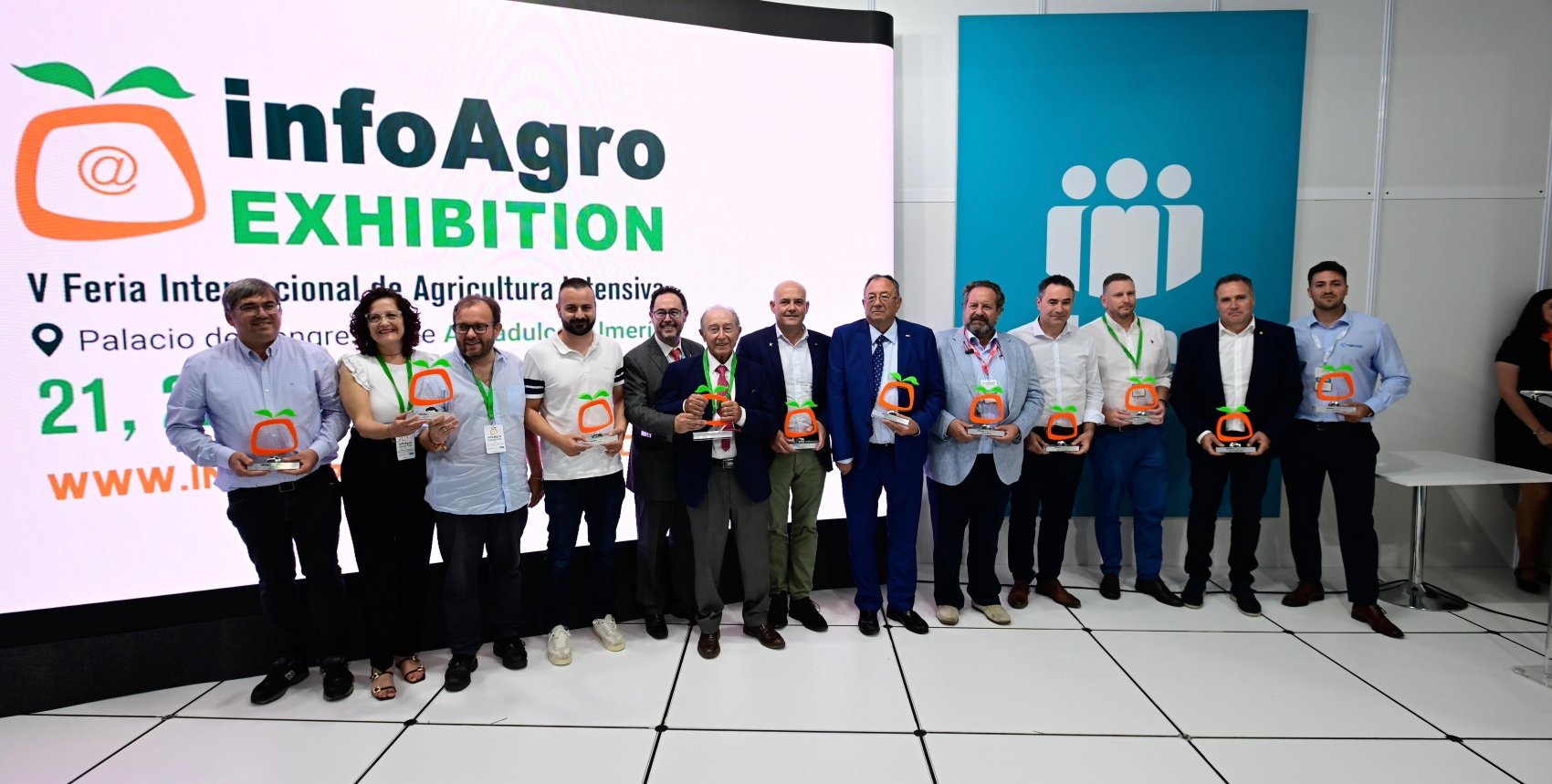 Foto dos vencedores dos Prmios da Infoagro Exhibition 2025