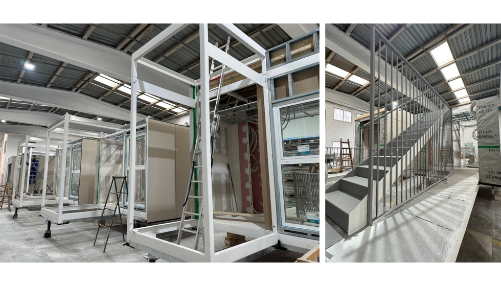 Los componentes en acero para el proyecto europeo de rehabilitaci�n y accesibilidad de viviendas sociales en Zaragoza que cuenta con la participaci�n...