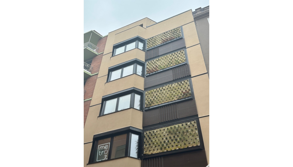 Fachada del hotel que Metro 7 ha construido en el centro de Zaragoza