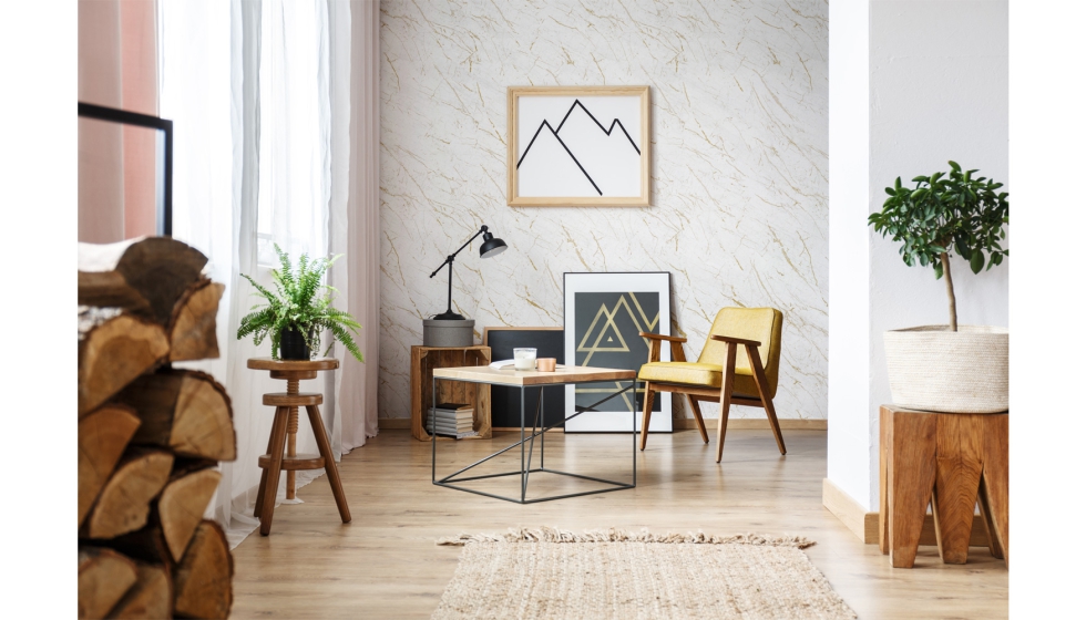 El nuevo revestimiento Element Premium 3D Marbre Calacatta Brillant imita el lujoso m�rmol originario de Carrara (Italia)...