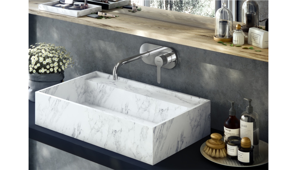 El cao de 22 cm ofrece practicidad de uso y funcionalidad a cualquier bao