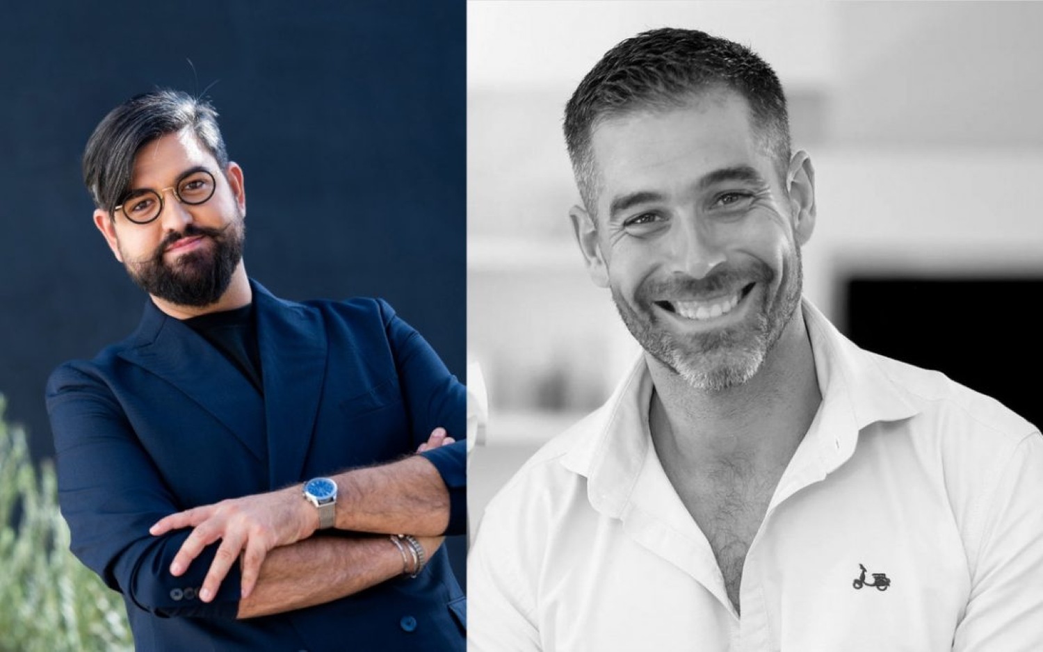 A la izquierda, el comunicador Manu S�nchez; a la derecha, el experto en Diet�tica Pablo Ojeda