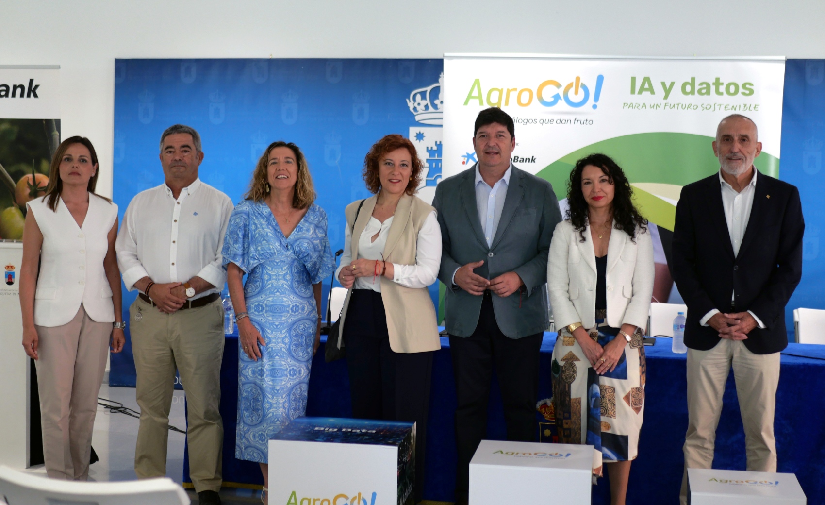 Imagen de los participantes en el Foro AgroGO!, promovido por AgroBank, celebrado en Almera