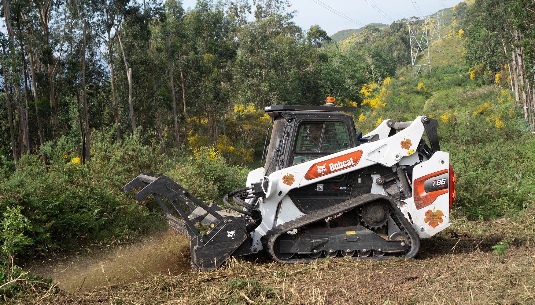 Cargadora Bobcat T86 adquirida por Bodegas Marqu�s de Vizhoja