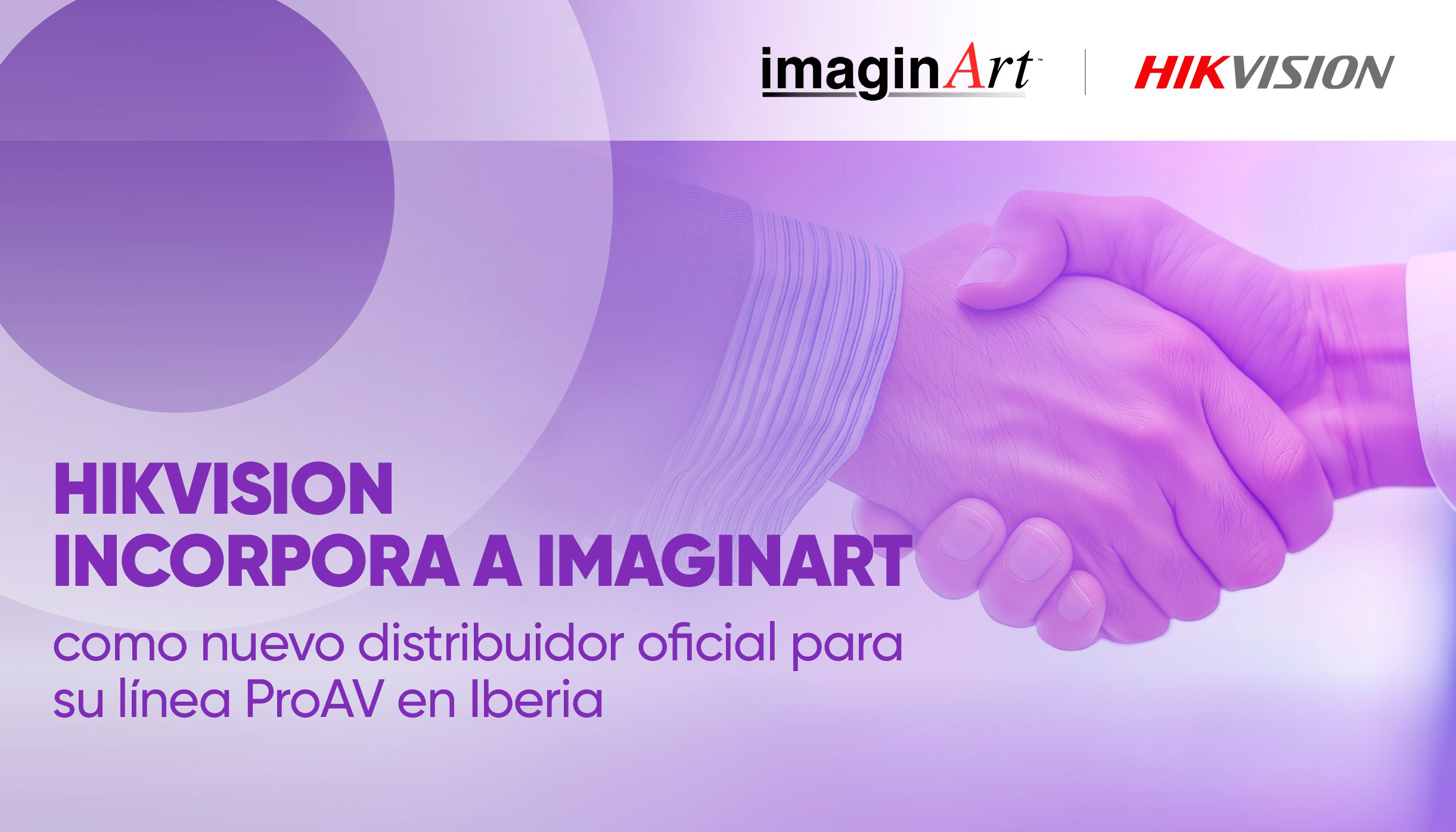 Foto de Hikvision incorpora a imaginArt como nuevo distribuidor oficial para su línea ProAV en Iberia