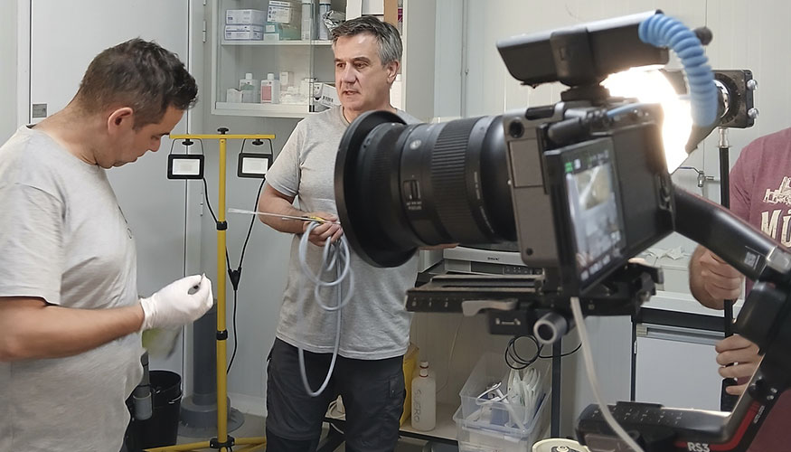 Jornada de rodaje en Ovig�n