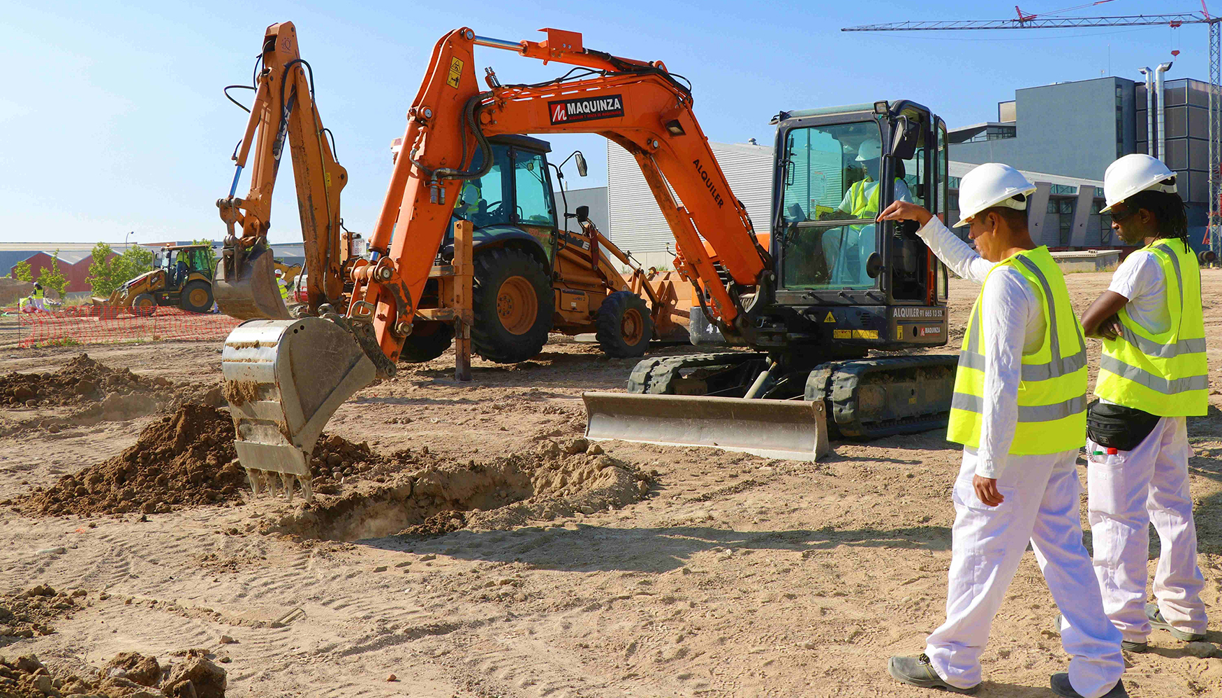 Alumnos de la Fundaci�n Laboral de la Construcci�n de Madrid