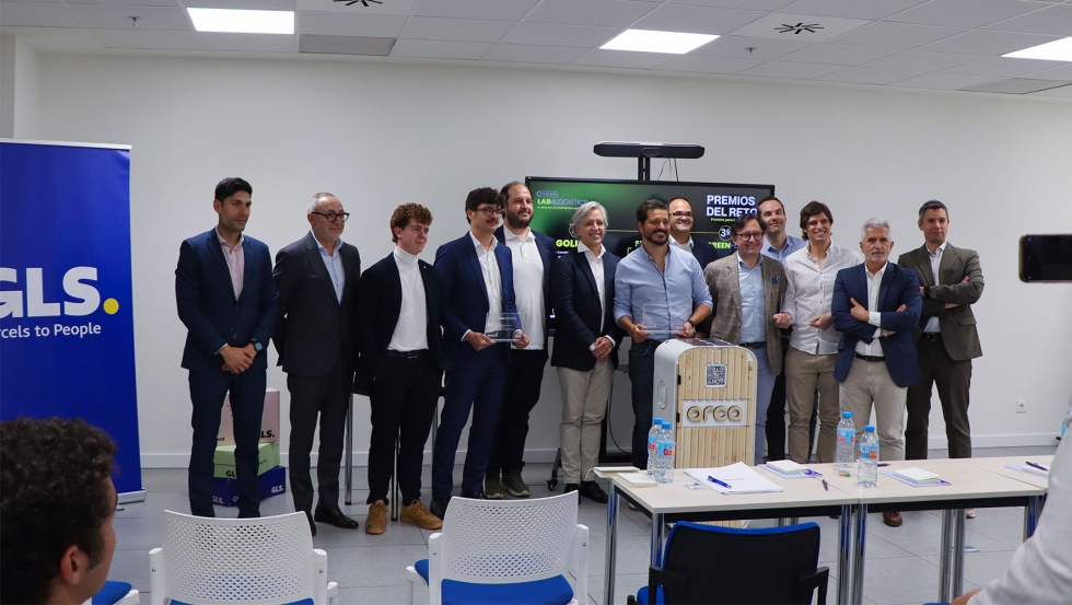 Foto de grupo de los ganadores