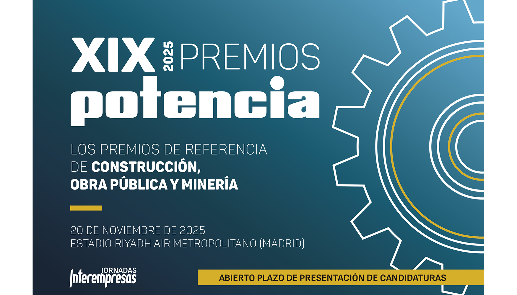 El plazo para la presentaci�n de candidaturas est� abierto hasta el 3 de octubre