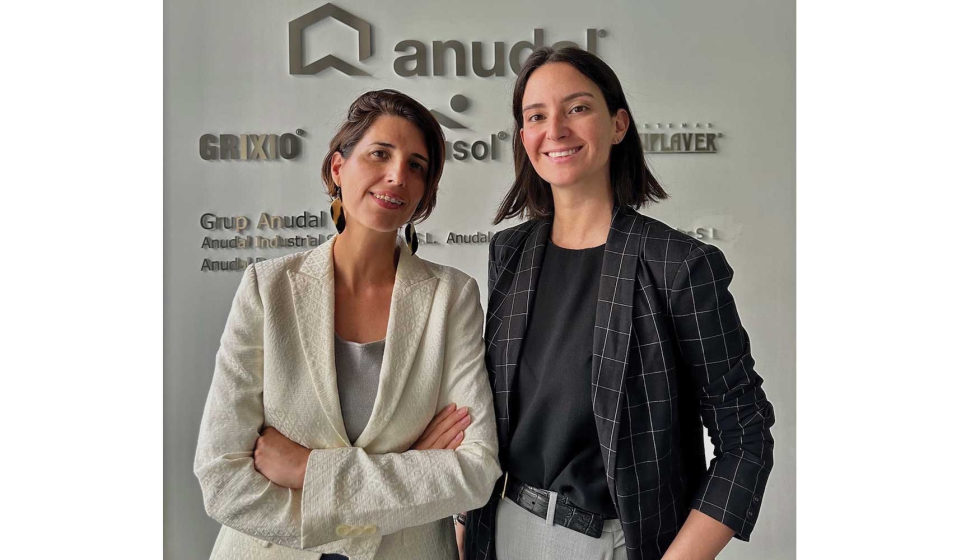 Eva y Marta Hern�mperez, directora general y directora comercial, respectivamente, de Anudal