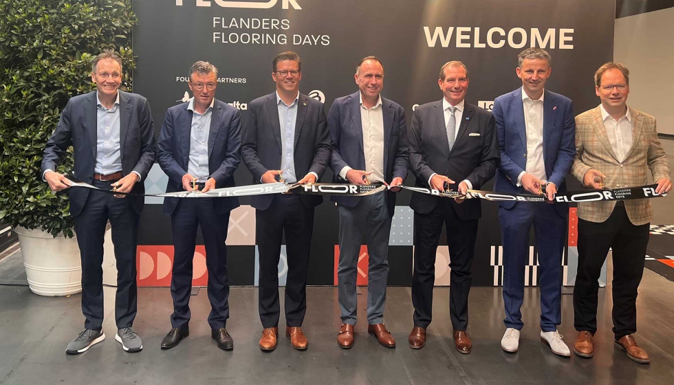 Un momento de la inauguraci�n oficial de la 4� edici�n de Flanders Flooring Days, celebrado del 2 al 5 de junio