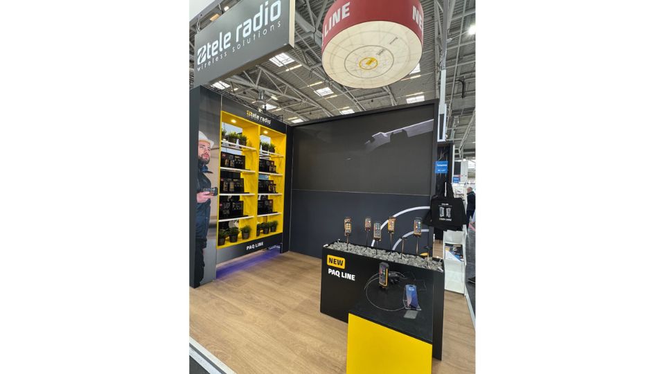 Stand da Tele Radio na Bauma 2025