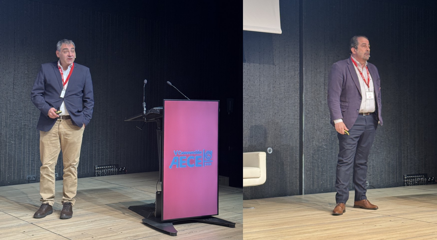 Luis Burgueo y Jess Martn, de Aprolis