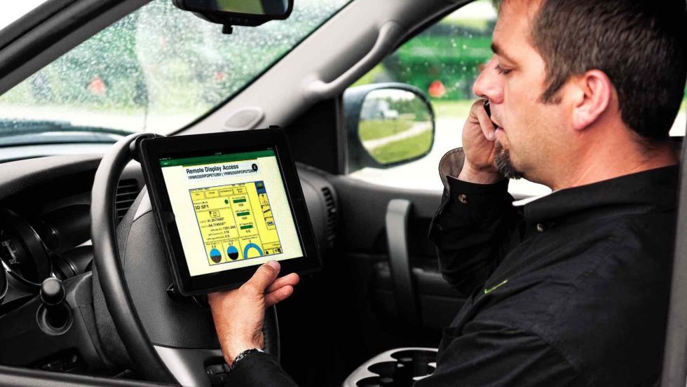 El control de datos obtenidos por la maquinaria puede realizarse a distancia