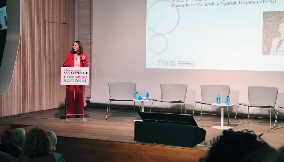 La directora general de Agenda Urbana y Arquitectura del MIVAU, Maite Verd...