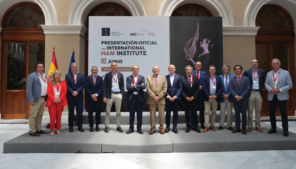 Acto de presentacin del Instituto Internacional del Jamn (Interham) en la sede del Ministerio de Agricultura, Pesca y Alimentacin, en Madrid...