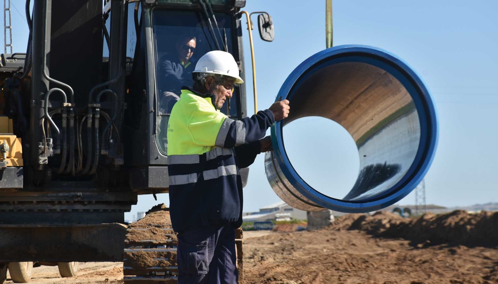 Instalaci�n de tuber�a TOM 800�