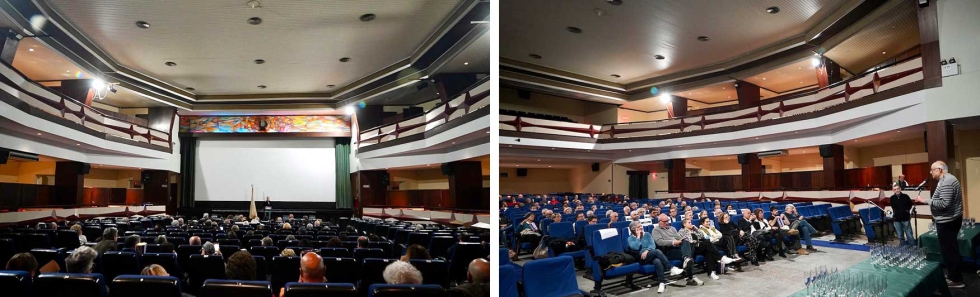 Ceremonia de despedida de la sala de 1970...